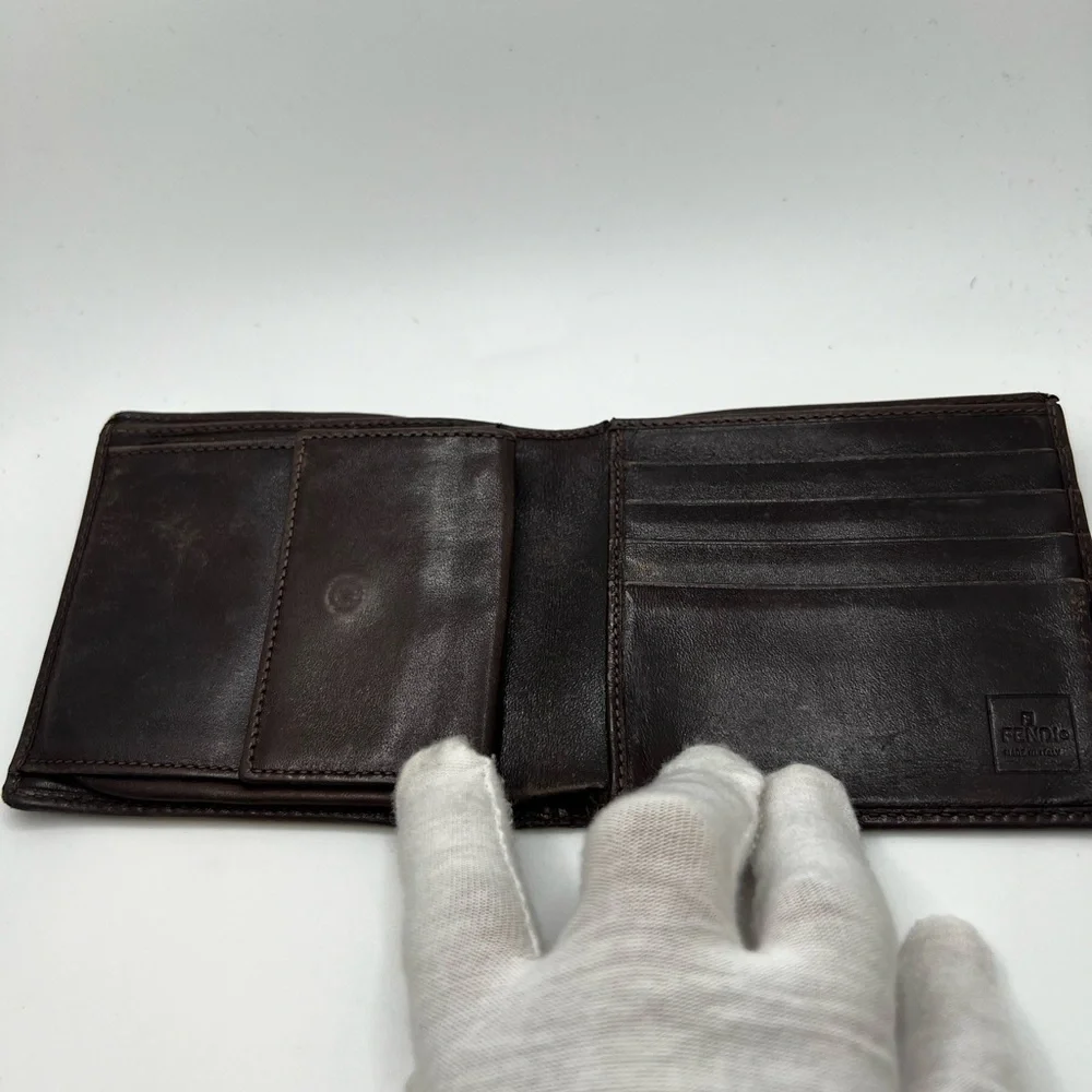 GUC Fendi Zucca Canvas Bifold Wallet